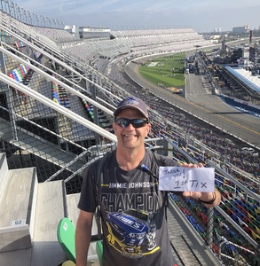 Robert attended 61st Annual Monster Energy Daytona 500 - NASCAR Cup Series on Feb 17th 2019 via VetTix 