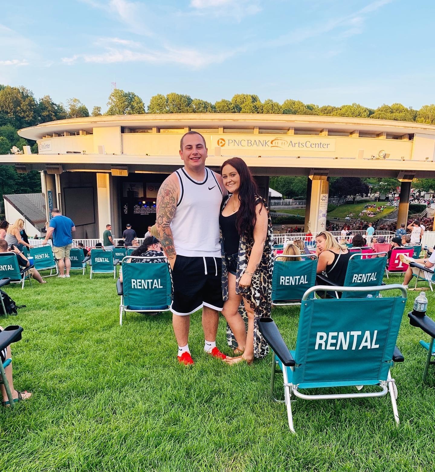 pnc bank arts center lawn chair rental