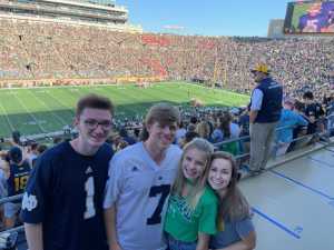 University of Notre Dame Fightin Irish vs. New Mexico - NCAA Football