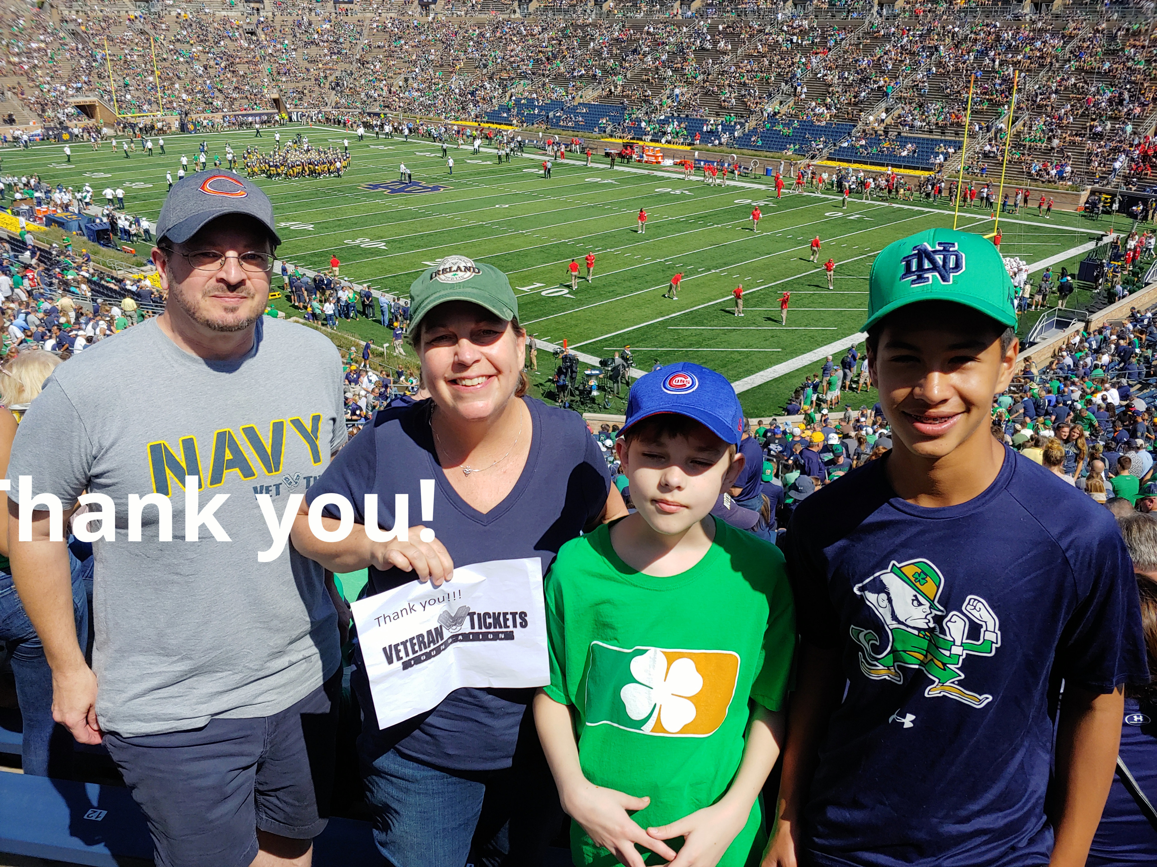 University of Notre Dame Fightin Irish vs. New Mexico - NCAA Football