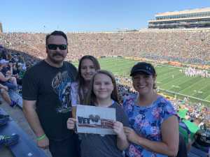 University of Notre Dame Fightin Irish vs. New Mexico - NCAA Football