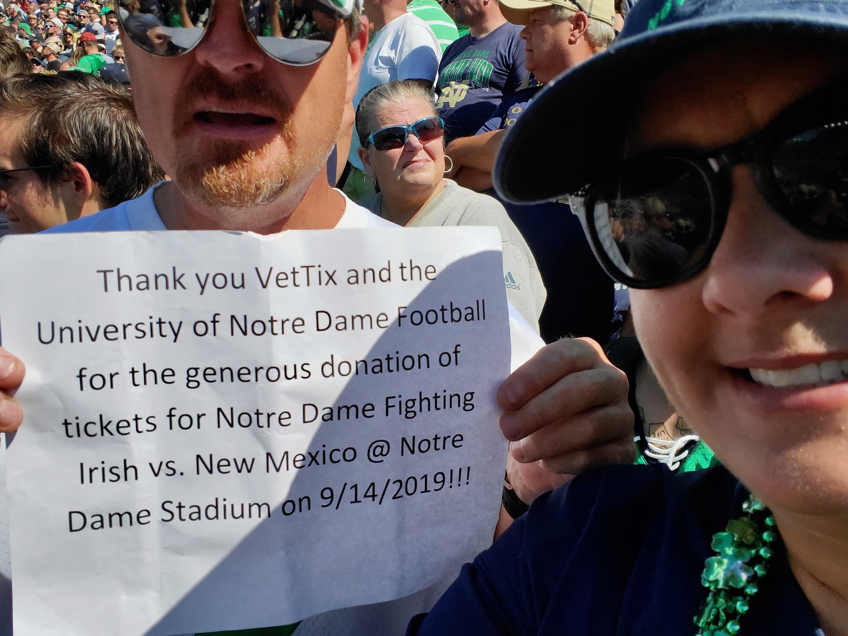 University of Notre Dame Fightin Irish vs. New Mexico - NCAA Football