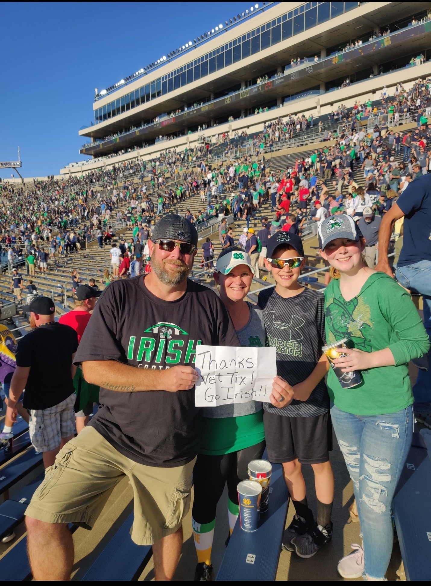 University of Notre Dame Fightin Irish vs. New Mexico - NCAA Football