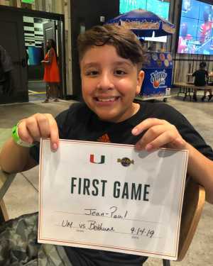 University of Miami Hurricanes vs. Bethune-cookman - NCAA Football