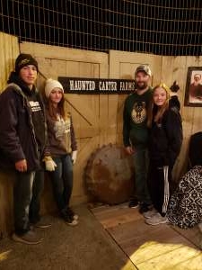 Haunted Carter Farms Oct. 11th or 12th