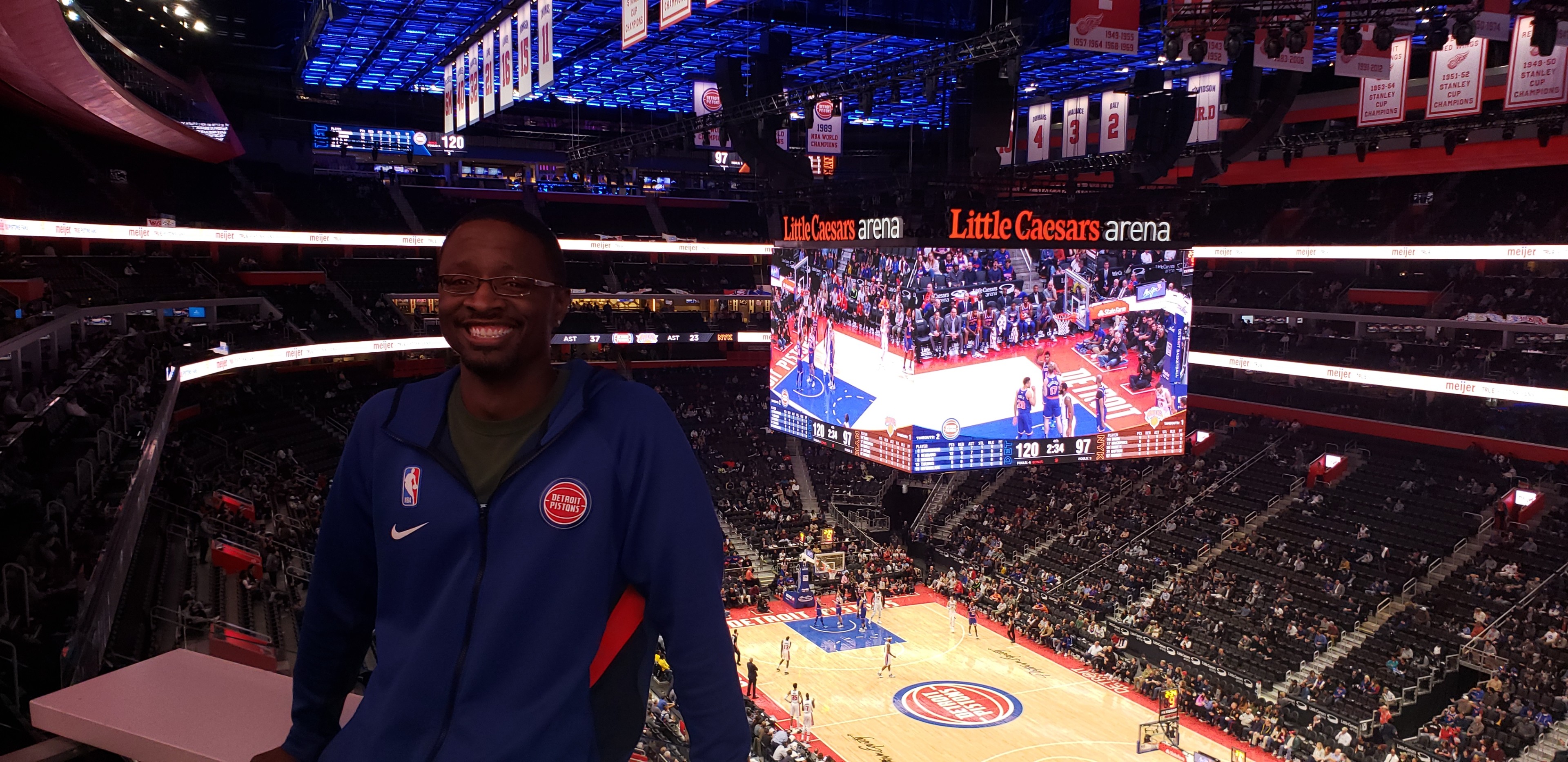 Detroit Pistons vs. New York Knicks - NBA **military Night**