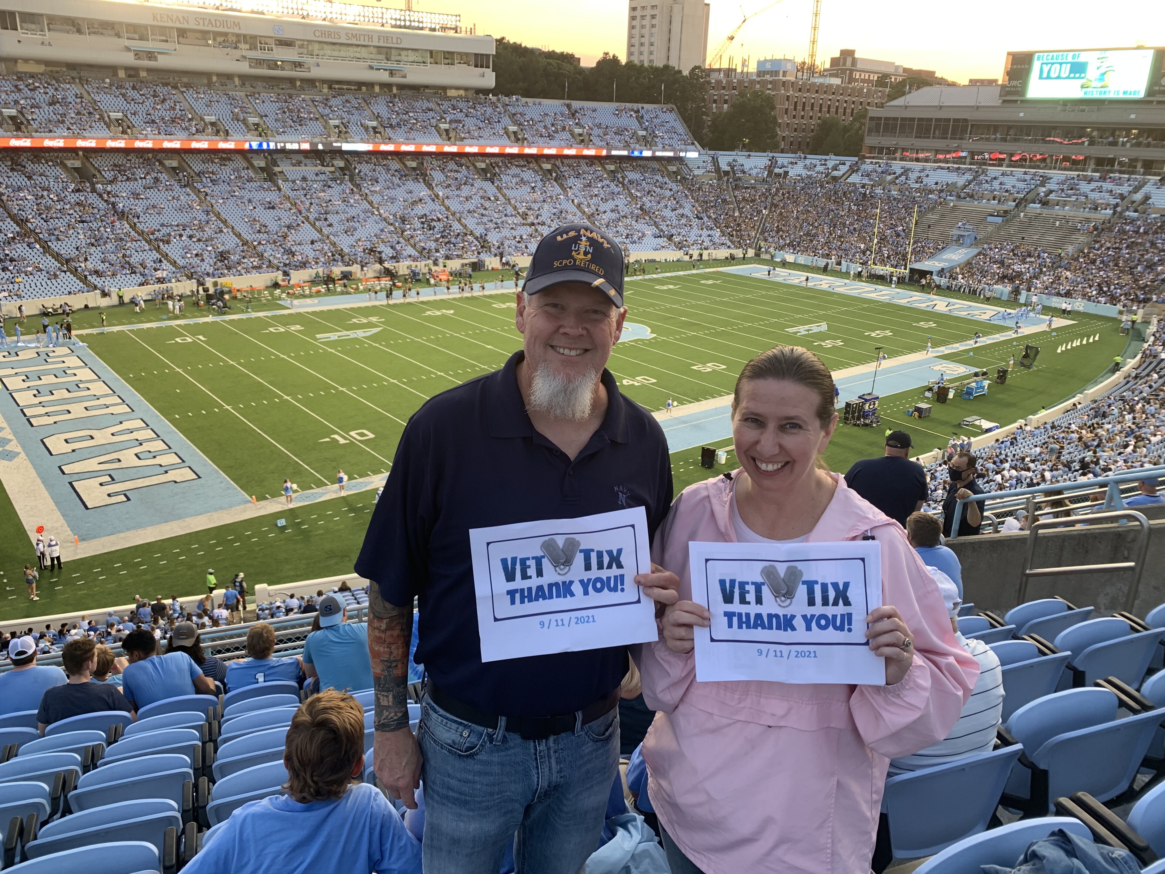 North Carolina Tar Heels vs. Georgia State Panthers - NCAA Football ** First Responder Appreciation Night **