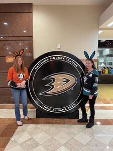 Rebecca attended Anaheim Ducks - NHL vs Columbus Blue Jackets on Apr 17th 2022 via VetTix 