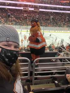 Eileen attended Philadelphia Flyers vs. Columbus Blue Jackets - NHL on Jan 20th 2022 via VetTix 