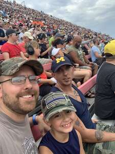 Donny attended NASCAR Cup Series - Firekeepers Casino 400 on Aug 7th 2022 via VetTix 