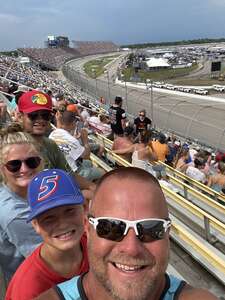 Brandon attended NASCAR Cup Series - Firekeepers Casino 400 on Aug 7th 2022 via VetTix 