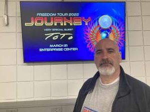 Steve attended Journey: Freedom Tour 2022 With Very Special Guest Toto on Mar 21st 2022 via VetTix 