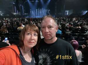 Deb attended Megadeth and Lamb of God on May 12th 2022 via VetTix 