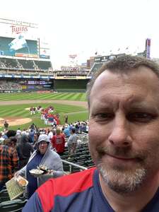 Dave attended Minnesota Twins - MLB vs Cleveland Guardians on May 15th 2022 via VetTix 