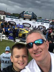 Kenny attended NASCAR Cup Series Race at Darlington Raceway on May 8th 2022 via VetTix 