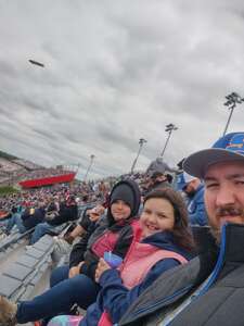 James attended NASCAR Cup Series Race at Darlington Raceway on May 8th 2022 via VetTix 