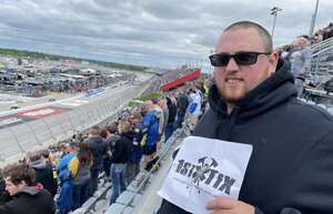 Kenneth attended NASCAR Cup Series Race at Darlington Raceway on May 8th 2022 via VetTix 