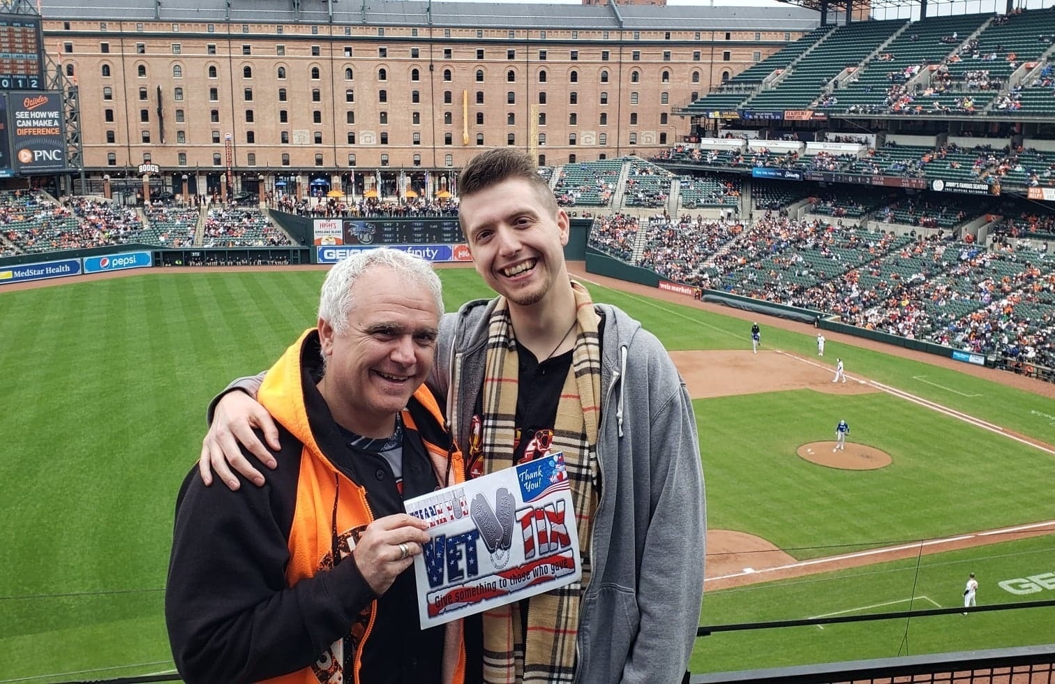 Section 332 at Oriole Park 