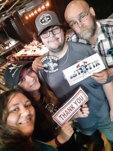 Amber attended Cody Jinks on May 12th 2022 via VetTix 