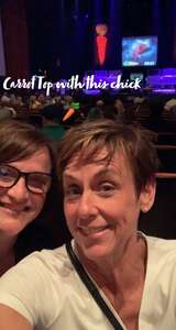 Kimberly attended Carrot Top on May 19th 2022 via VetTix 