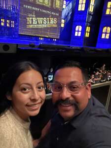 Luis attended Newsies presented by 3-D Theatricals on May 21st 2022 via VetTix 