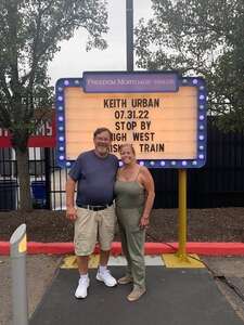 linda attended Keith Urban: the Speed of Now World Tour on Jul 31st 2022 via VetTix 