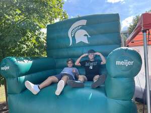 Lee attended Michigan State Spartans - NCAA Football vs University of Akron on Sep 10th 2022 via VetTix 