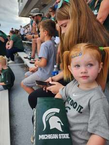 Bryan attended Michigan State Spartans - NCAA Football vs University of Akron on Sep 10th 2022 via VetTix 