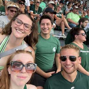 Taylor attended Michigan State Spartans - NCAA Football vs University of Akron on Sep 10th 2022 via VetTix 