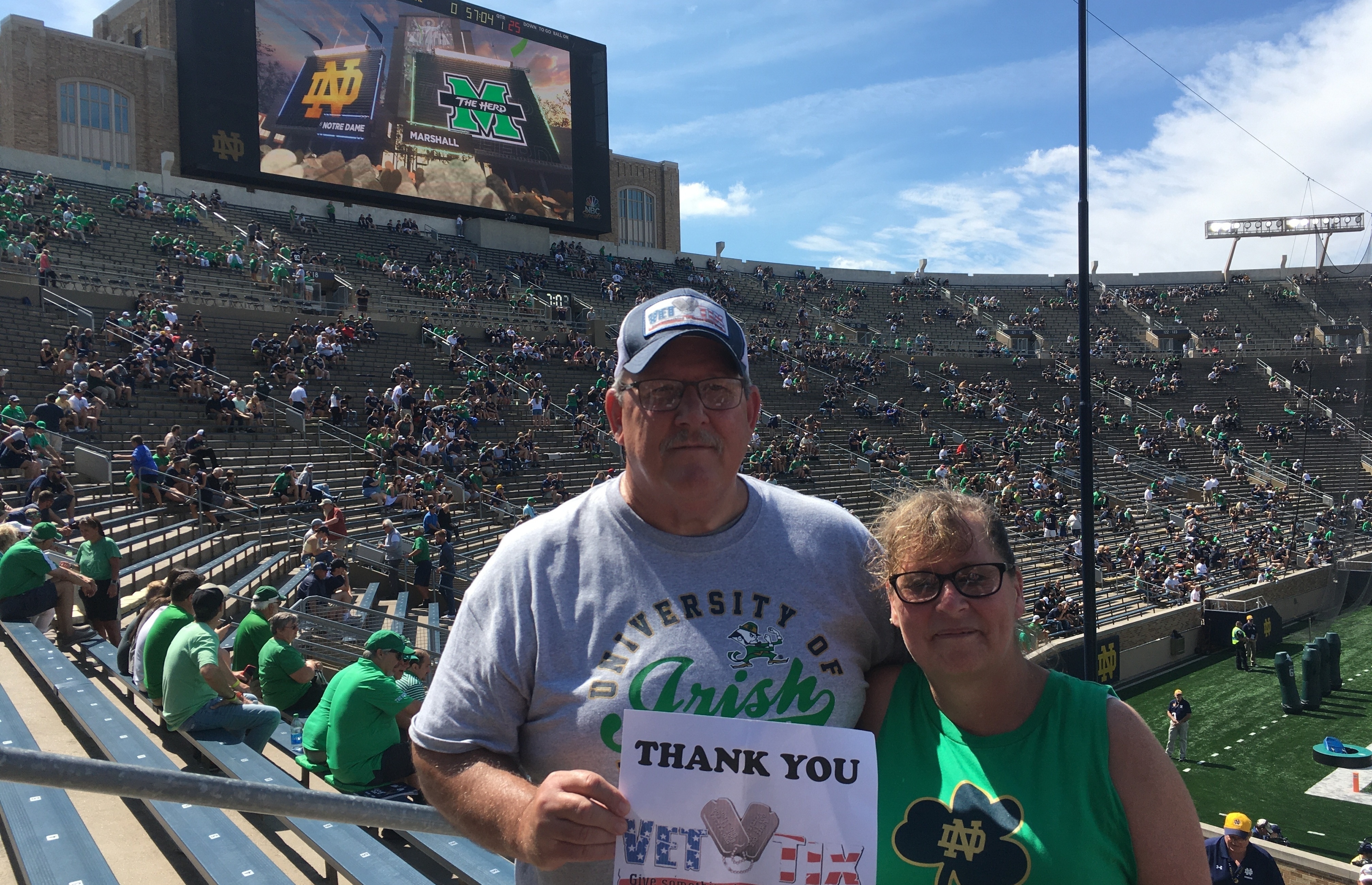 Notre Dame Fighting Irish - NCAA Football vs Marshall University