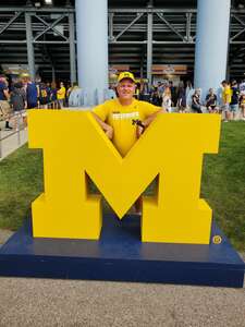 Steve attended Michigan Wolverines - NCAA Football vs University of Connecticut on Sep 17th 2022 via VetTix 