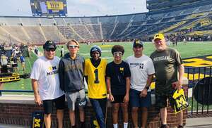 Craig attended Michigan Wolverines - NCAA Football vs University of Connecticut on Sep 17th 2022 via VetTix 