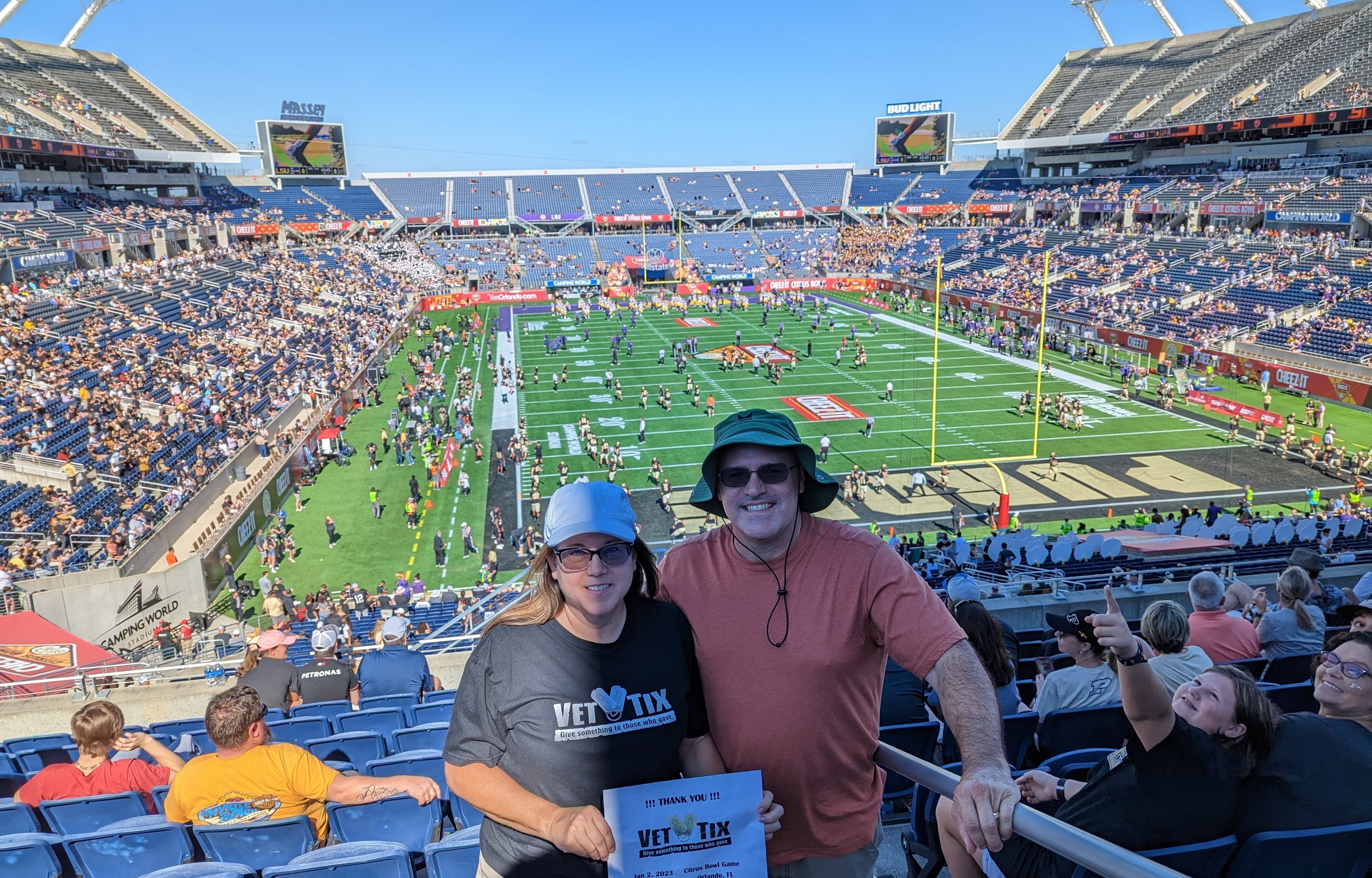 2023 Cheez-it Citrus Bowl - Purdue vs. LSU ** Top Level and Bleacher Seating **