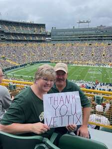 Green Bay Packers - NFL vs Seattle Seahawks