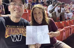 Washington Commanders - NFL vs Baltimore Ravens