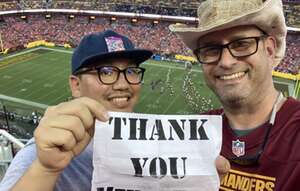 Washington Commanders - NFL vs Cincinnati Bengals