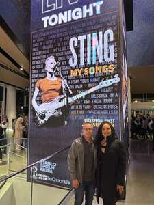 Dusty attended Sting: My Songs 2023 on Sep 27th 2023 via VetTix 