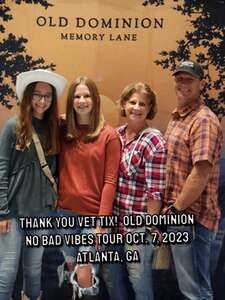 Old Dominion: No Bad Vibes Tour