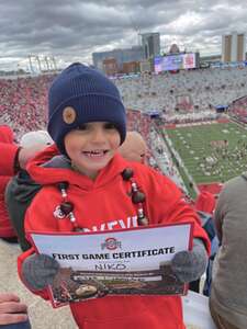 Ohio State Buckeyes Football vs. University of Maryland Terrapins Football
