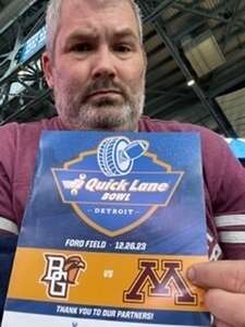 2023 Quick Lane Bowl: Bowling Green Falcons vs. Minnesota Golden Gophers