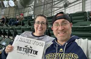 Heather attended Milwaukee Brewers - MLB vs St. Louis Cardinals on May 9th 2024 via VetTix 