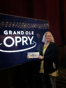 Melissa attended Grand Ole Opry on Mar 27th 2024 via VetTix 