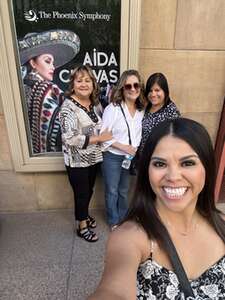 Lorena attended Aida Cuevas 'The Queen of Mariachi' on Apr 14th 2024 via VetTix 
