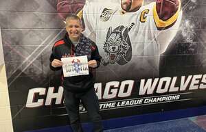 Hank attended Chicago Wolves - AHL vs Rockford IceHogs on Apr 21st 2024 via VetTix 