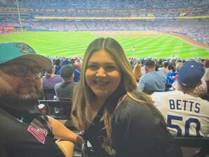 Sarah attended Arizona Diamondbacks - MLB vs Los Angeles Dodgers on Apr 30th 2024 via VetTix 