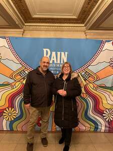 Darlene attended Rain: A Tribute To The Beatles on Apr 13th 2024 via VetTix 