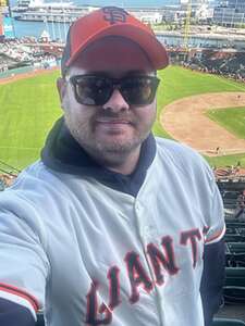 Benjamin attended San Francisco Giants - MLB vs Pittsburgh Pirates on Apr 27th 2024 via VetTix 