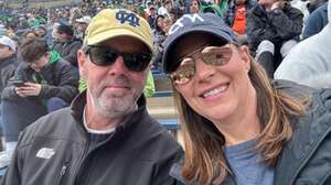 Courtney attended 2024 Notre Dame Blue - Gold Game on Apr 20th 2024 via VetTix 