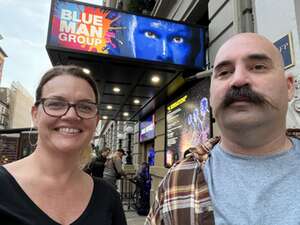 Christina attended Blue Man Group at the Astor Place Theatre on Apr 28th 2024 via VetTix 