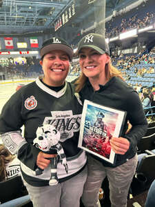 Priscilla attended Ontario Reign - AHL vs. Abbotsford Canucks - Calder Cup Playoffs - Round 2 Game 1 on May 1st 2024 via VetTix 